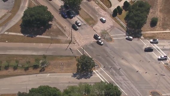 Water main break at Chimney Rock Rd. and W. Belfort Ave.
