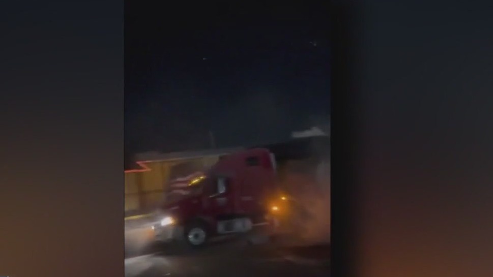 New Caney crash: 18-wheeler split in half by train