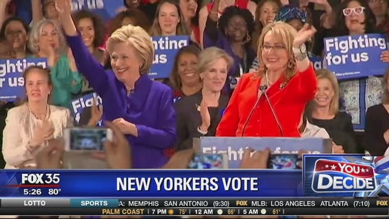 New Yorkers vote in presidential primaries