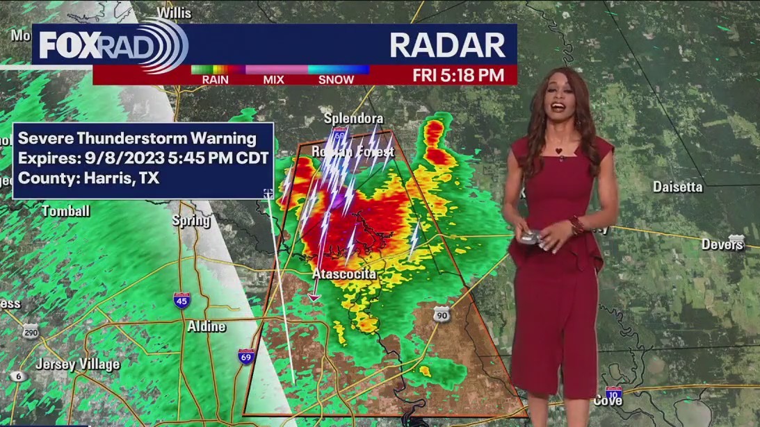 FOX 26 Friday evening weather forecast