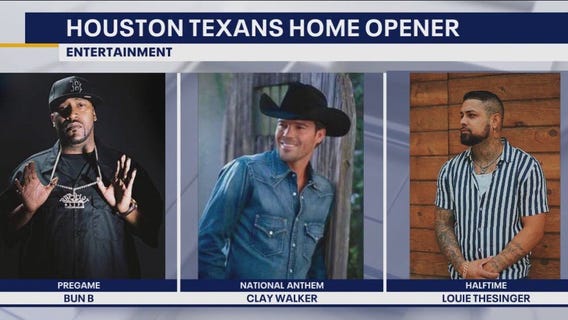 Performer lineup set for Texans' home opener