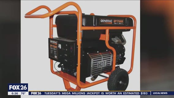 Portable generators recalled due to burn risk