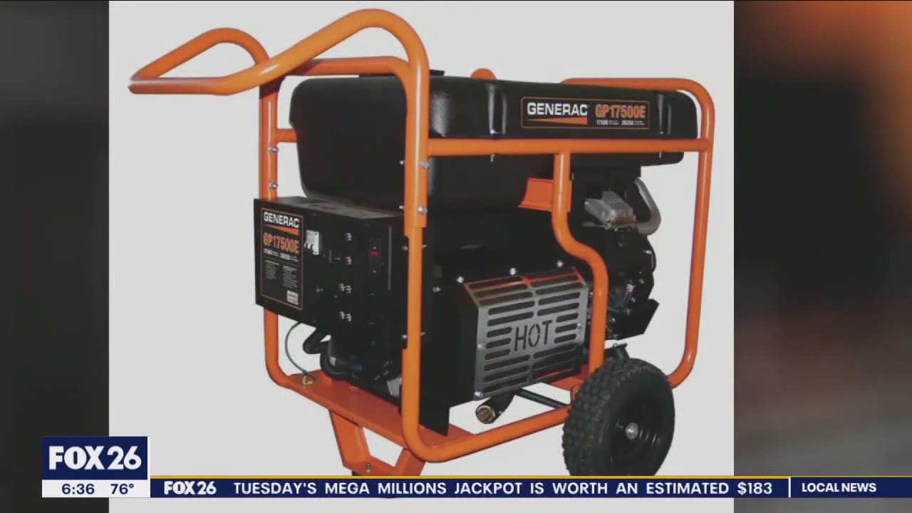 Portable generators recalled due to burn risk