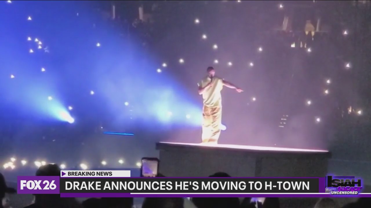 Drake announces that he's moving to Houston