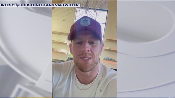 J.J. Watt being inducted into Texans' Ring of Honor