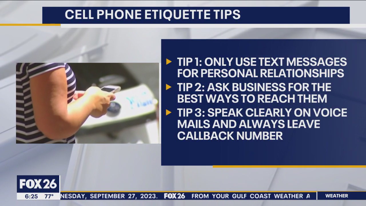 Do you have proper phone etiquette?