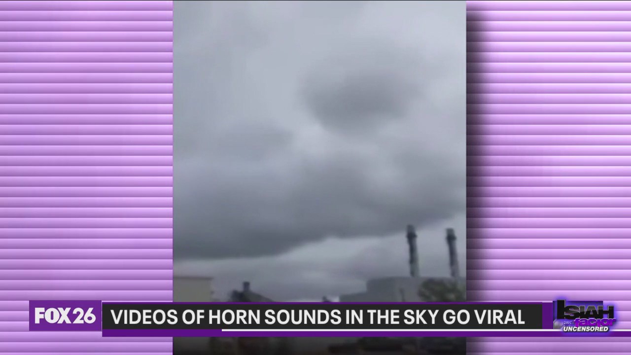 Videos of horns in the sky go viral