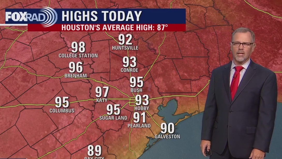 FOX 26 Sunday evening weather forecast