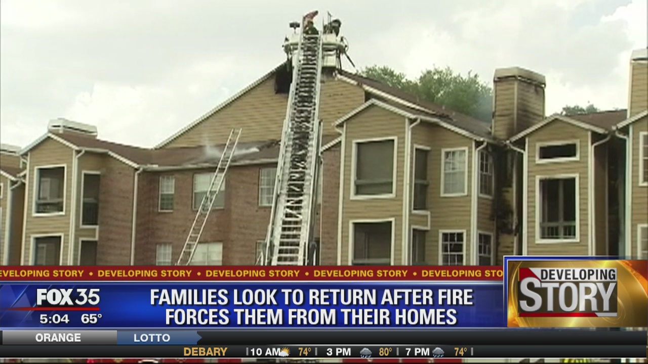 Orlando firefighters battle condo fire | FOX 35 Orlando