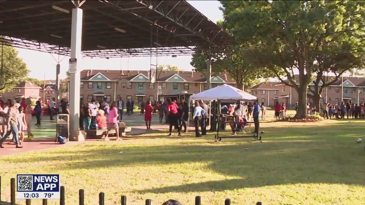 National Night out with police & neighborhood