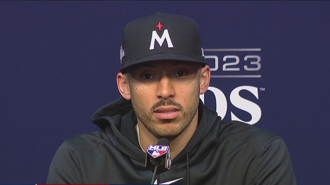 Former Astros Carlos Correa back in Houston