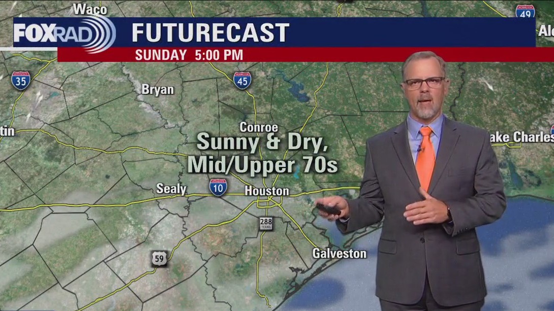 FOX 26 Sunday evening weather forecast