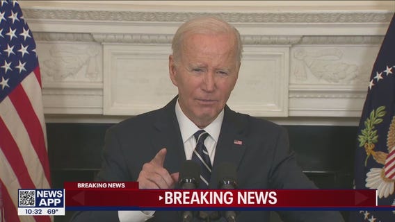 President Biden condemns the attack on Israel