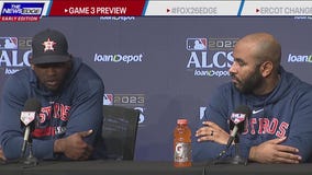 Houston Astros speak ahead of Game 3