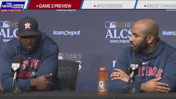 Houston Astros speak ahead of Game 3