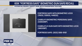 Over 60,000-gun safes recalled