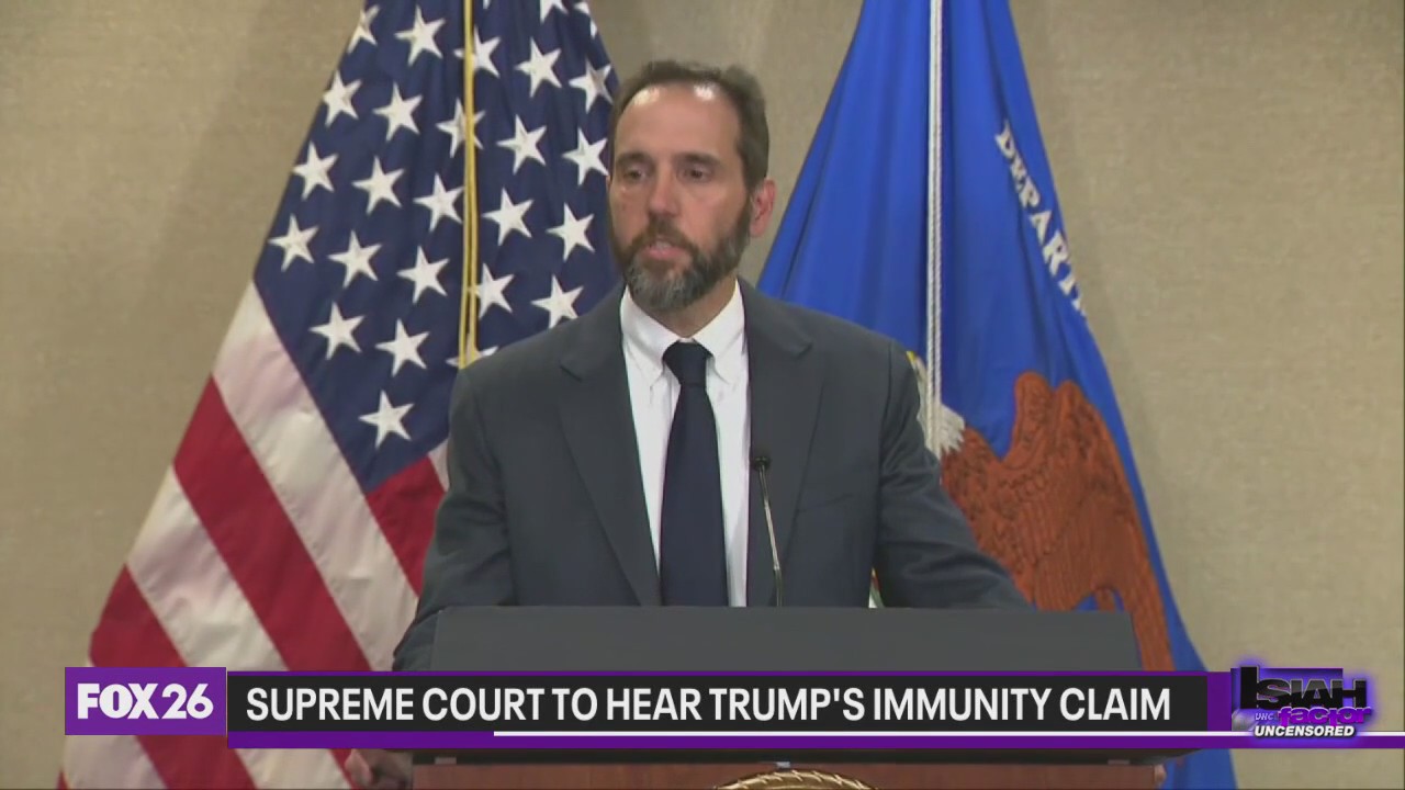 Supreme Court to hear Former President Trump's immunity claim