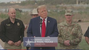 Trump at US-Mexico border in Eagle Pass, Texas