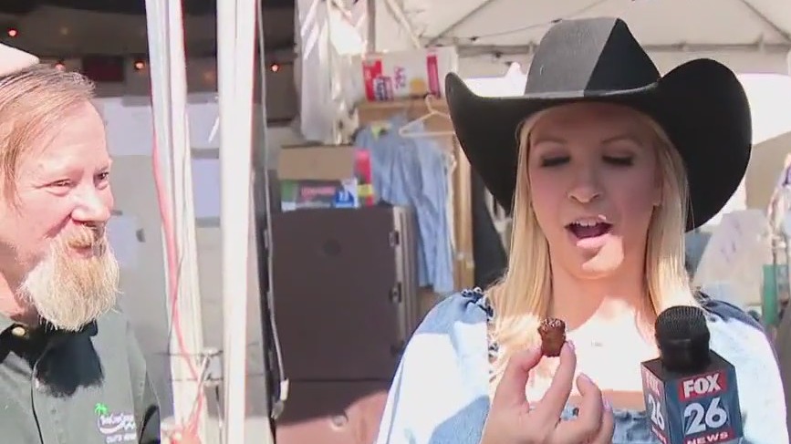 Cooking at the Houston Rodeo