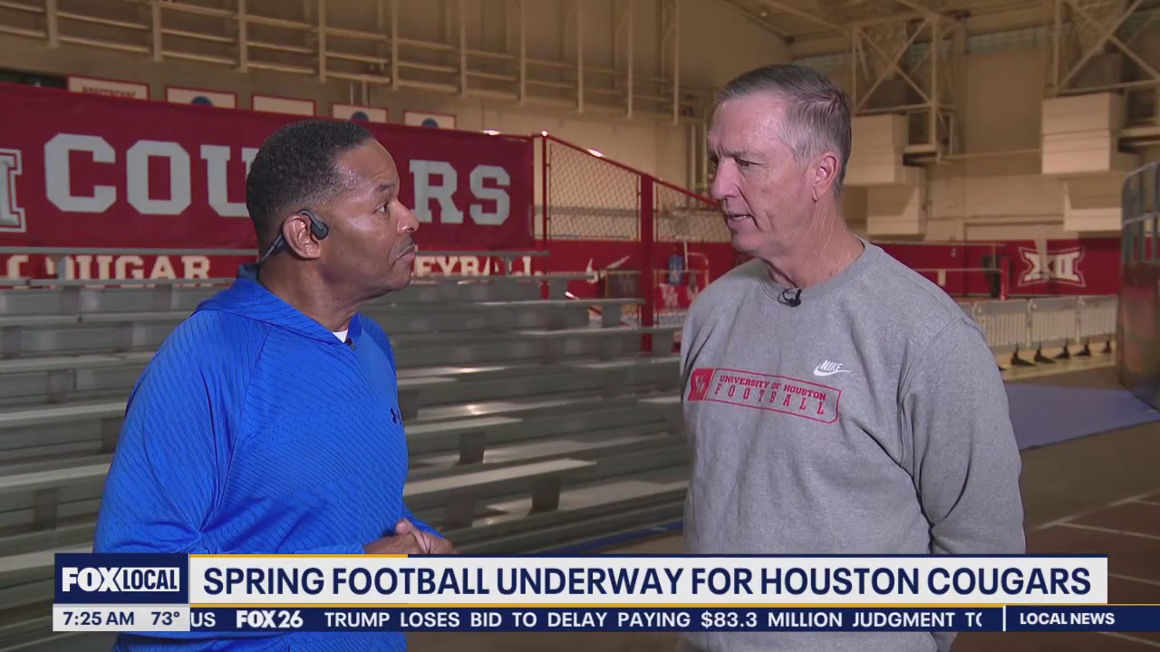 Spring football underway for Houston Cougars