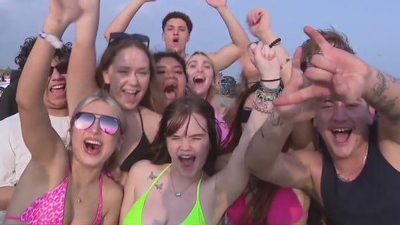 Spring breakers flock to Galveston for festivities