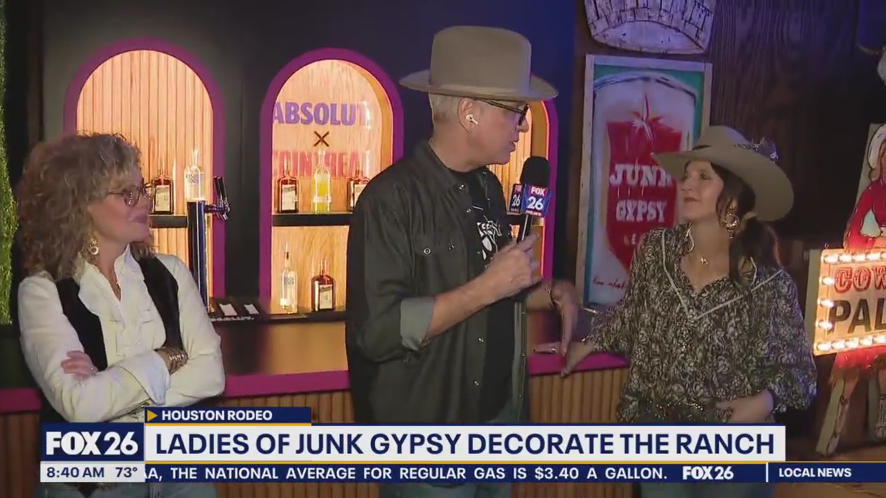 Junk Gypsy decorate The Ranch at Houston rodeo