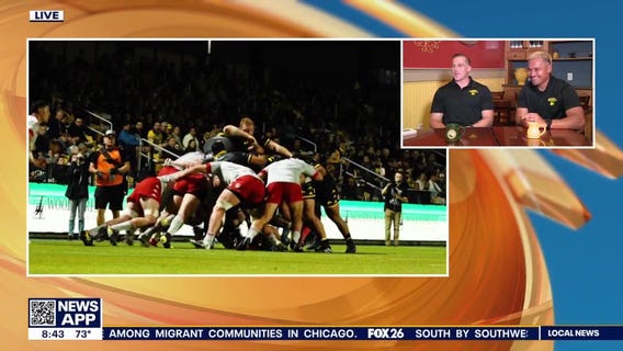 SaberCats rugby team pre-match interview