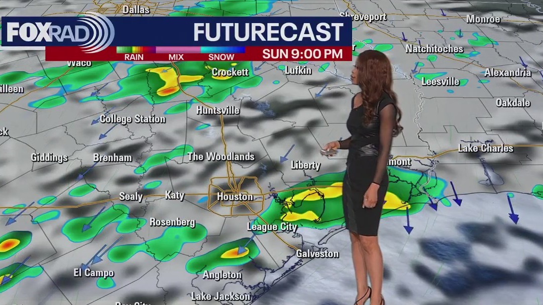 FOX 26 Houston Weather Forecast - Rain continuing tonight