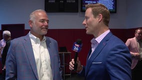 UH VP of Athletics celebrates Cougars' #1 seed