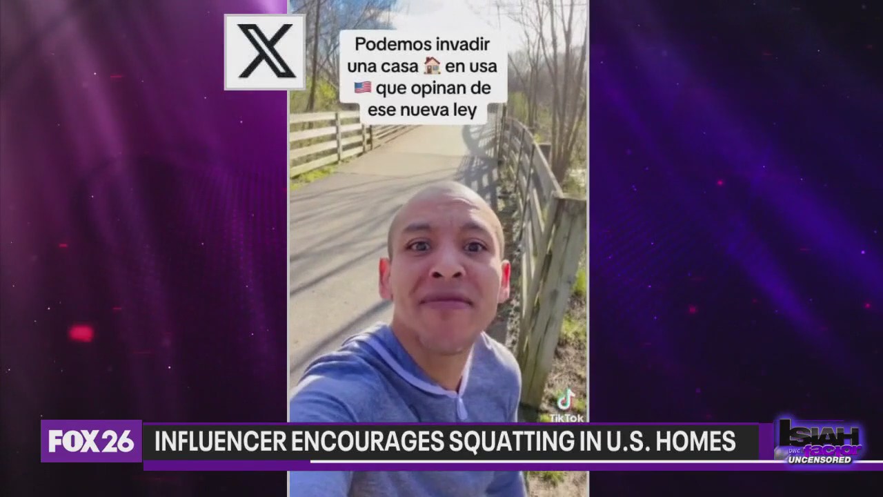 Influencer encourages squatting in U.S. homes