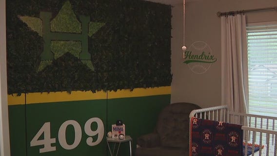 Houston Astros superfan dad transforms baby's room