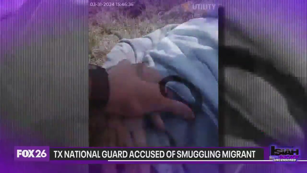 VIDEO: Texas National guardsmen arrested, accused of smuggling migrant at border