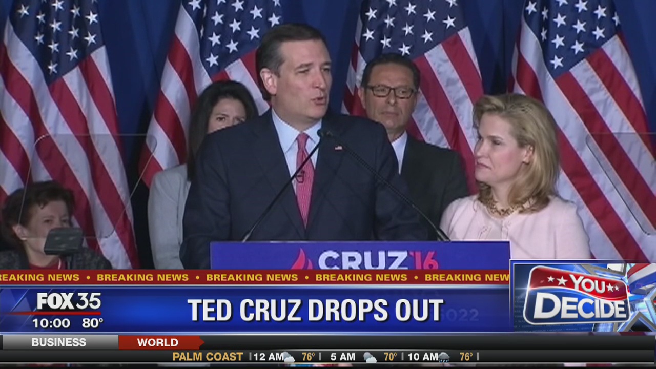 Cruz drops out after Trump wins Indiana