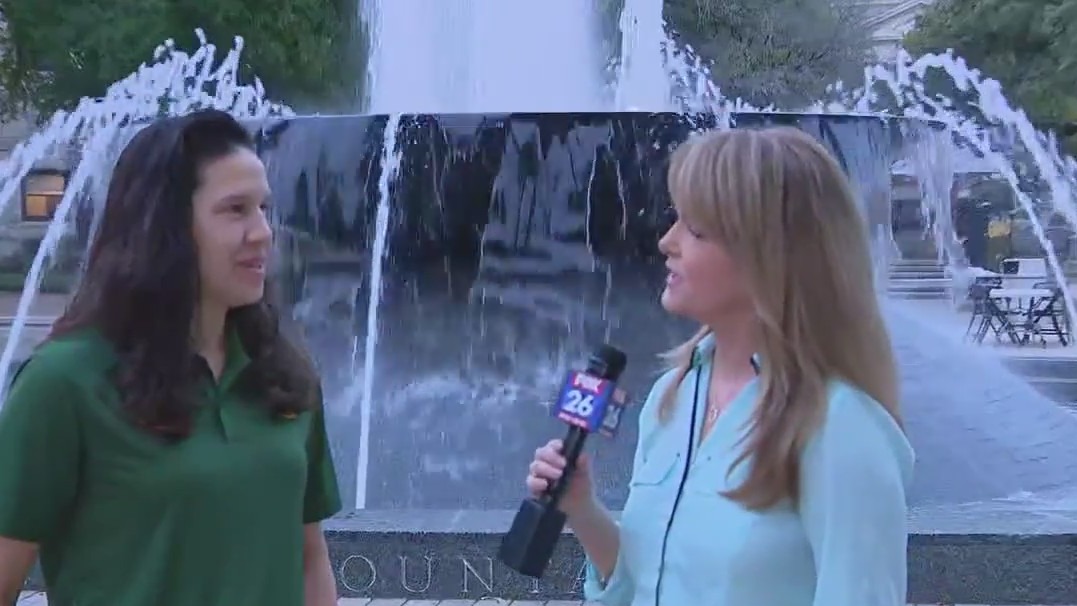 Solar eclipse at Baylor University's McLane Stadium