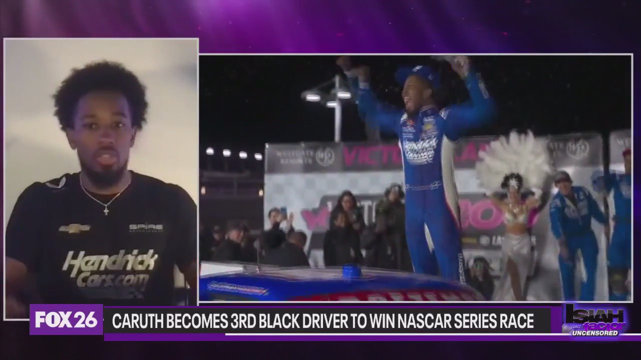 Black NASCAR driver makes history