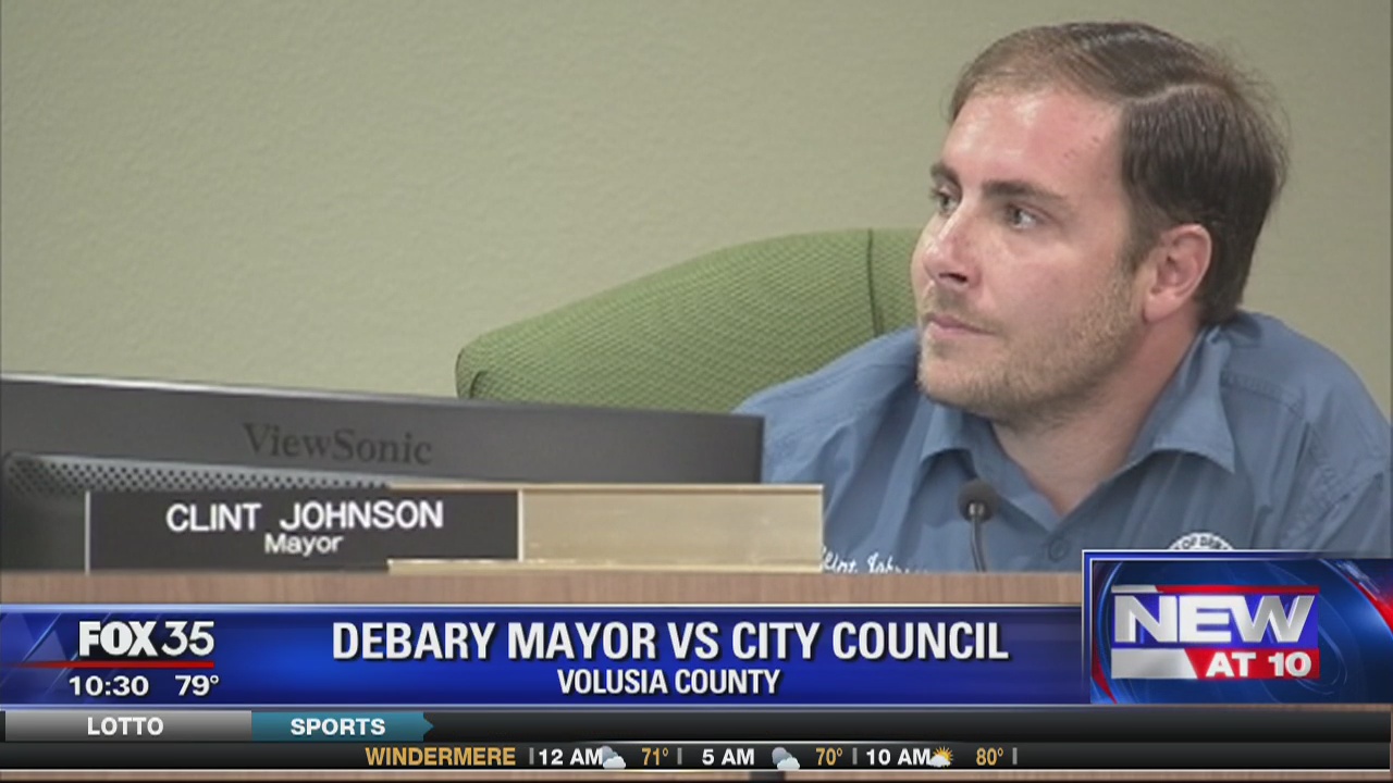 Drama between DeBary mayor and council