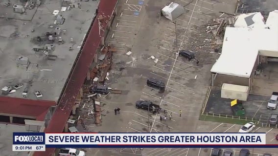 Severe weather strikes Greater Houston area