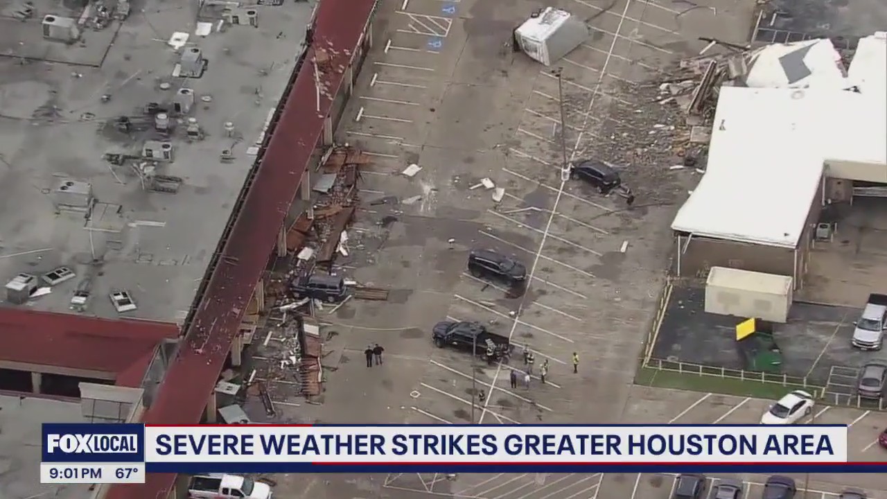 Severe weather strikes Greater Houston area
