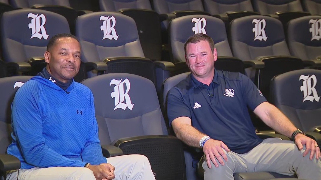 Spring football game at Rice Stadium