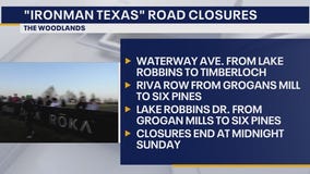 The Woodlands road closures for Ironman Texas