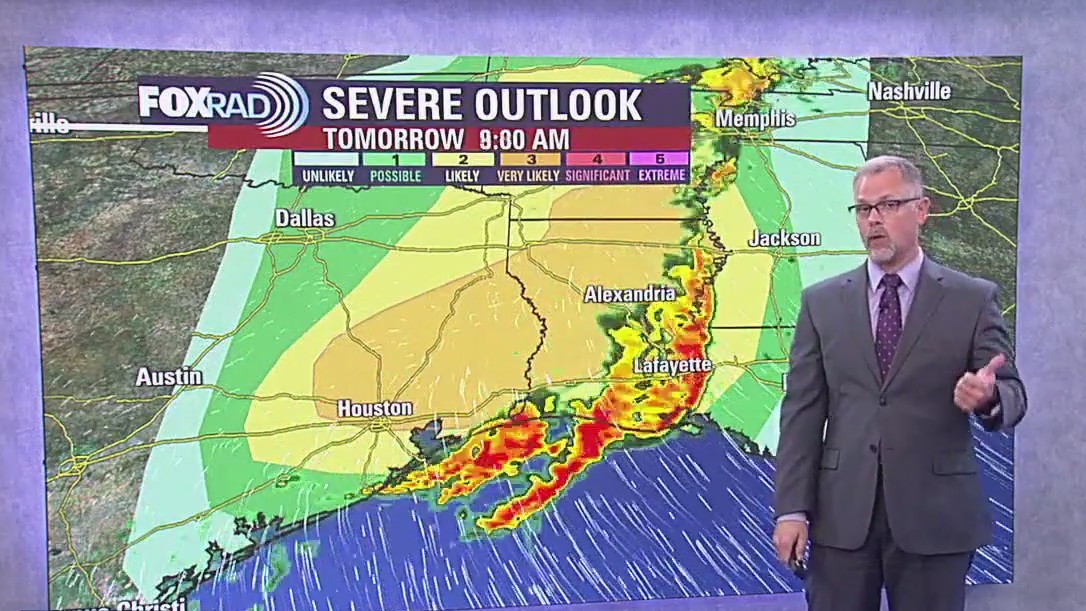 FOX 26 Houston Weather Forecast: Heavy rain possible overnight