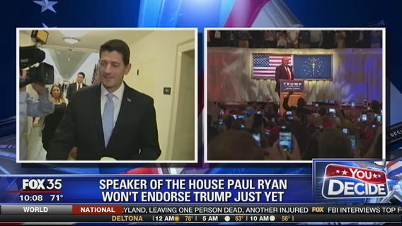 House Speaker and former presidents will not endorse Trump