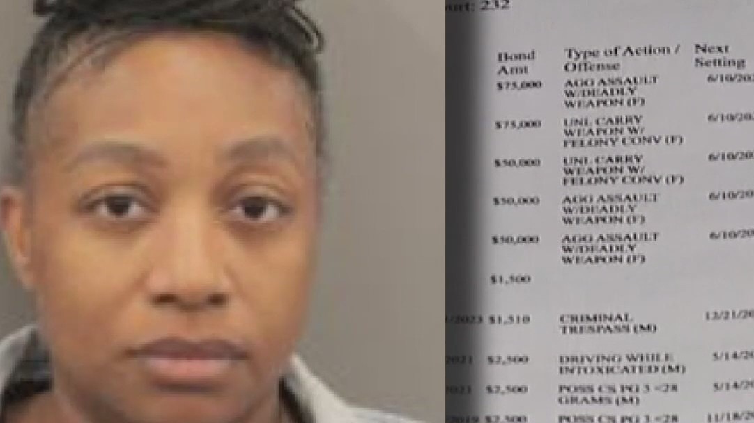 Woman on probation gets new charges, still on bond