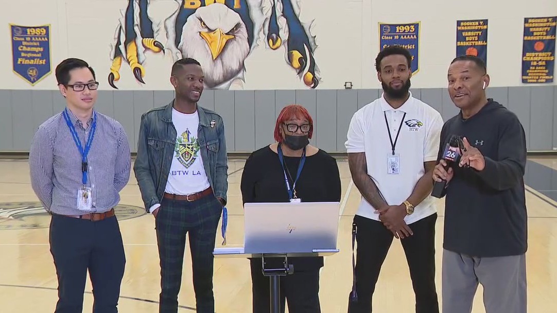 Teacher Appreciation Day at Booker T. Washington HS