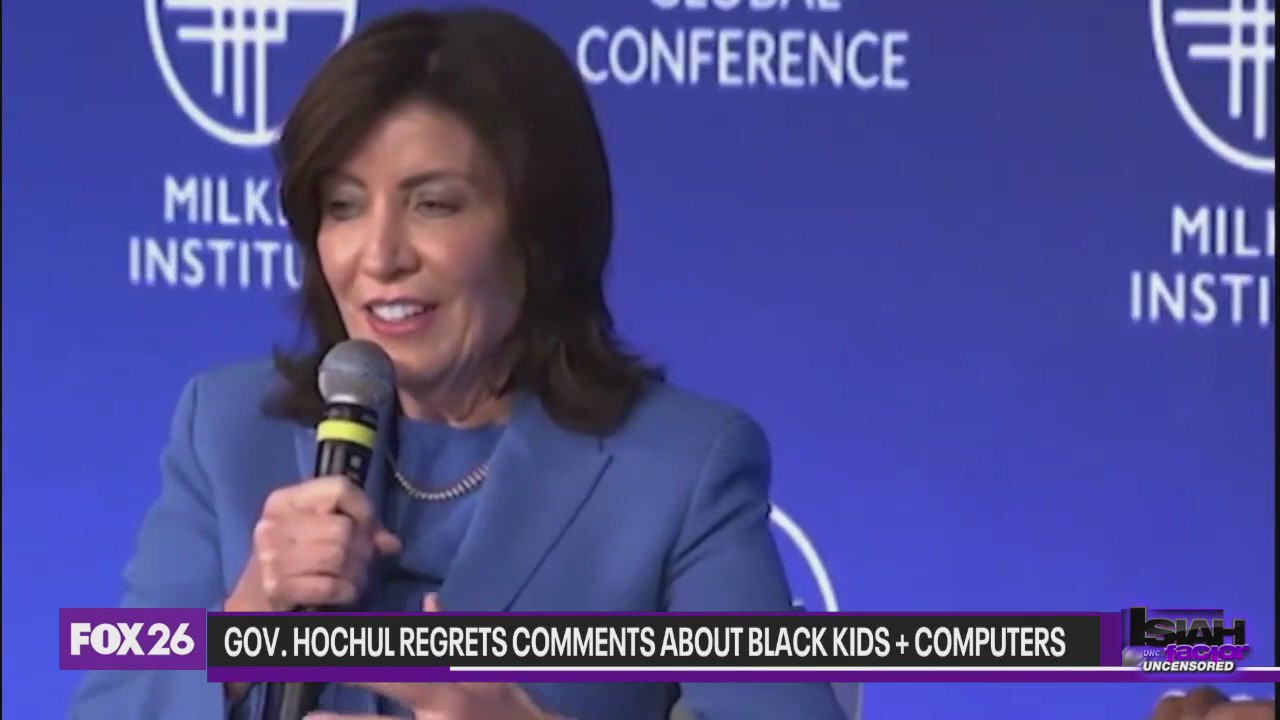NY governor regrets comments about Black kids and computers