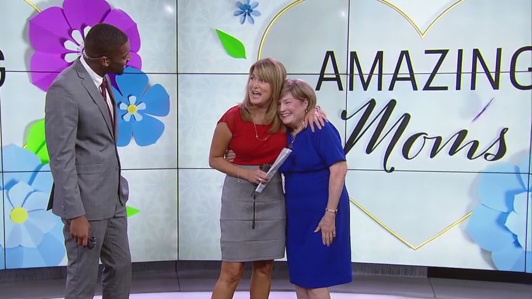 Melissa Wilson's mom surprises her on the morning show