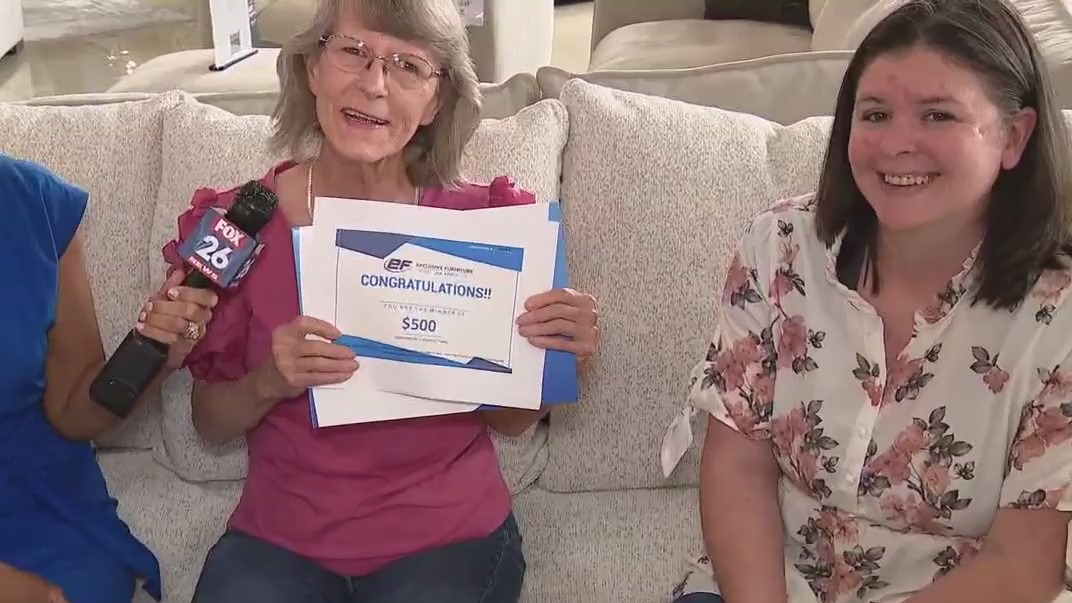 Two "Amazing Moms" win $500 gift certificate from Exclusive Furniture