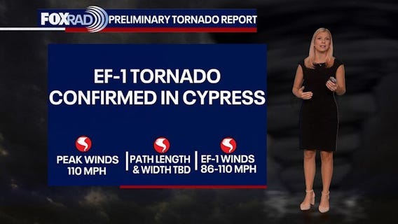 Houston storm damage: EF-1 tornado in Cypress