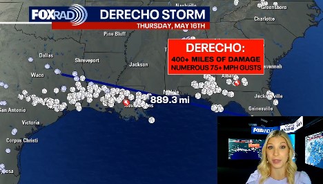 Houston severe storms: What is a Derecho event?