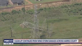 Clean up continues after disastrous wind storm